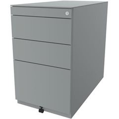 Standcontainer Note™, mit 2 Universalschubladen, 1 Hängeregistratur, mit Top, Ti