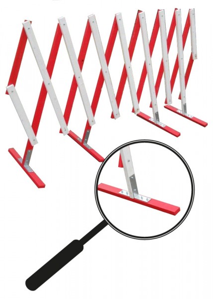 Holz Absperrscheren 5 m LEICHT