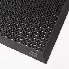 Schmutzfangmatte, rollstuhlgeeignet, schwarz, LxB 1800 x 1200 mm.