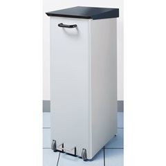 Treteimer, Stahl, für Reinraum Umgebungen, Volumen 70 l.