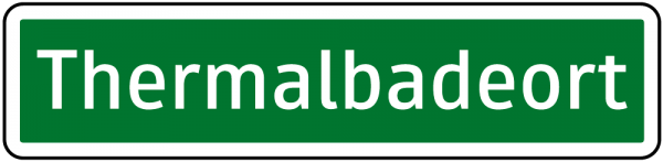 Ankündigung für Erholungsorte Ankündigung für Erholungsorte URP I Scotchlite Typ1 | Umrandungsprofil
