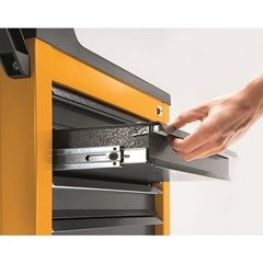 Werkzeugwagen, 7 Schubladen mit Einzelarretierung, HxBxT 930 x 630 x 410 mm, gel