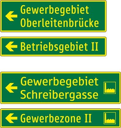 §53/13 Wegweiser| zweizeilig Alform Ausführung
