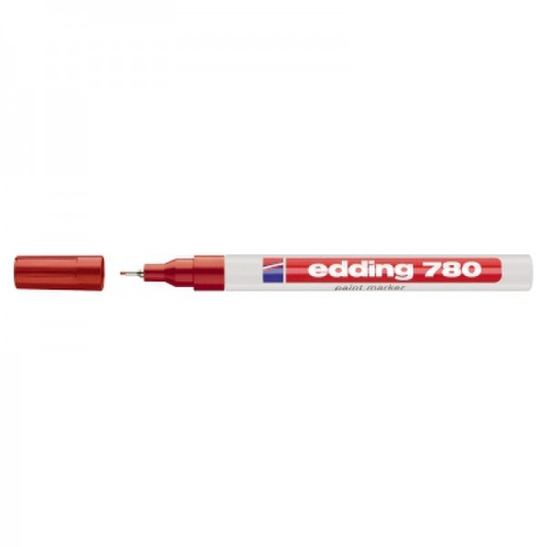 edding Lackmarker 780 4-780002 0,8mm Rundspitze permanent rot