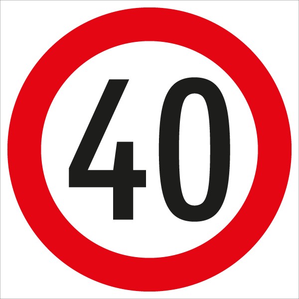 §52/10a Geschwindigkeitsbegrenzung 40 km/h