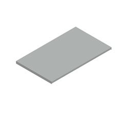Fachboden doppelseitig, verzinkt, für Aktenschraubregal, Breite x Tiefe 1000 x 6