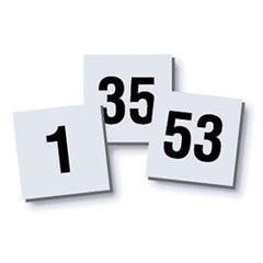 Ziffernmagnet-Set, 10 x 10 mm, VE 2 Stk, Ziffern 1 - 53.