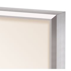 Schaukasten, Alu-Rahmen, Flügeltüren, Kapazität 18 DIN A4-Blatt, HxBxT 970 x 1330 x 50 mm, Rahmen ec