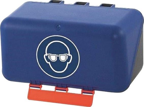 Aufb.Box SECU Mini Standard, f. Augenschutz, blau