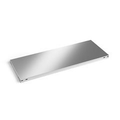 Fachboden für Schraubregal, Edelstahl, Breite x Tiefe 1100 x 400 mm.