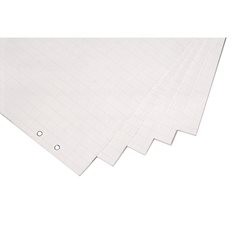 Flipchart-Papierblock, Format 650 x 1000 mm, VE 5 Stk à ca. 20 Blatt, ab 3 VE.