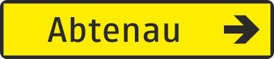 §53/16b Umleitung Wegweiser | Alrond Ausführung