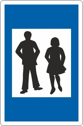 §53/9a Fußgängerzone | Alrond Verkehrszeichen