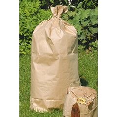 Papier-Abfallsäcke, Volumen 70 l, B x H 550 x 850 mm, braun, VE 500 Stk.