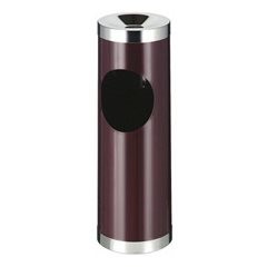 Kombiascher, ohne Inneneimer, Volumen 50 l, HxØ 720 x 240 mm, bordeaux.