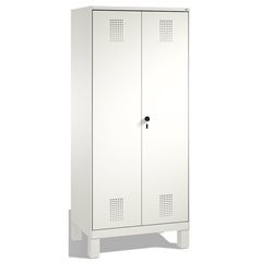 EVOLO Wäsche- / Garderobenschrank, 4 Fachböden, Kleiderstange, Abteile 2 x 400 m
