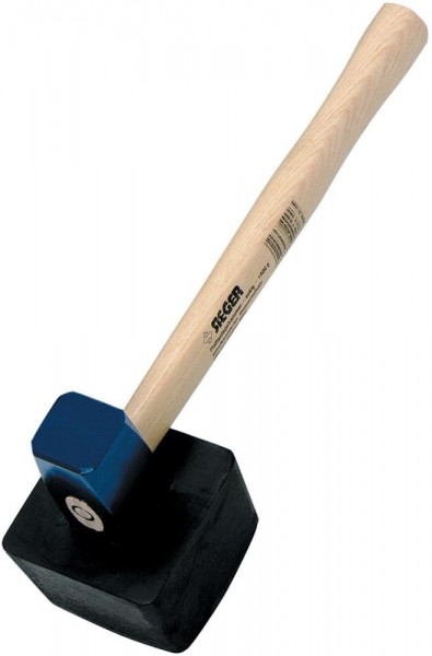 Plattenlegerhammer 1500g eckig Idealspaten Sieger