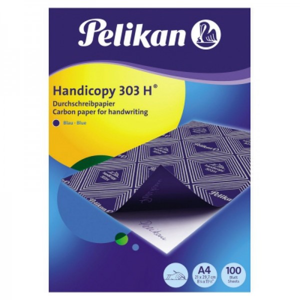 Pelikan Durchschreibpapier 303H 434894 DIN A4 blau