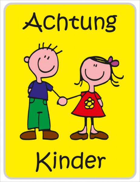 Kinder-Warntafel 470x630/3