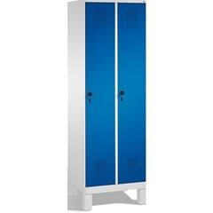 EVOLO Aufbewahrungsschrank, mit Füßen, 2 Abteile, Abteilbreite 300 mm, mit 8 Fac