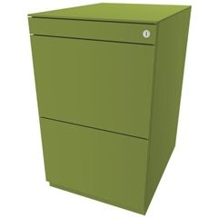 Standcontainer Note™, mit 2 Hängeregistraturen, Höhe 704 - 737 mm, mit Top, grün