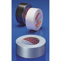 Gewebeband, tesa® PRO 74613 DUCT TAPE, VE 24 Rollen, silber, Bandbreite 50 mm.