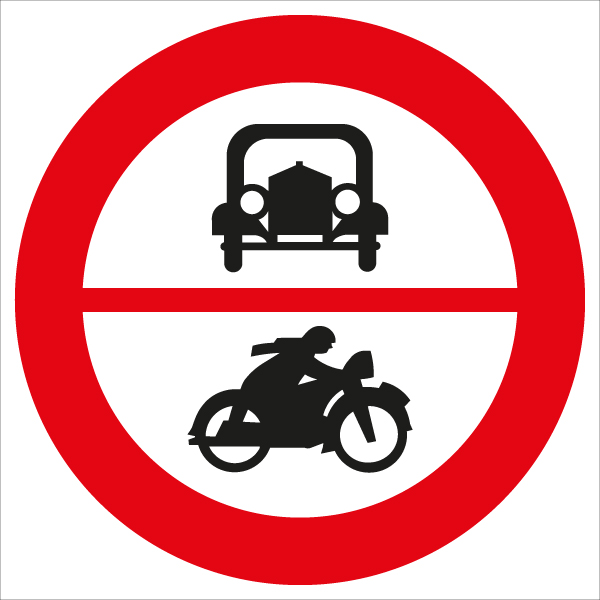 Verkehrszeichen - §52/6c Fahrverbot für alle KFZ | KOMMUNALBEDARF.AT