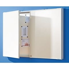 Whiteboard-Klapptafel, Komplettset, Stahlblech, emailliert, Bildwandformat 16 : 10.