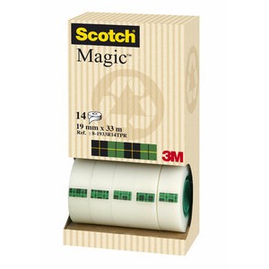 Klebeband Magic™ Tower Pac, sk, perm., 19mmx33m, tr