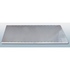 Fachboden verzinkt extra, Kantenhöhe 25 mm, VE 2 Stk, BxT 1000 x 500 mm.