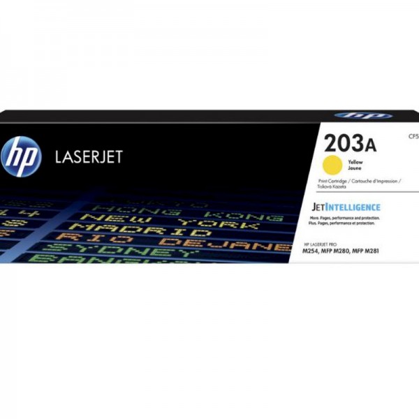 HP Toner CF542A 203A Gelb 1.300 Seiten