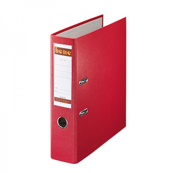 Bene Ordner 291400 RT DIN A4 80mm PP rot