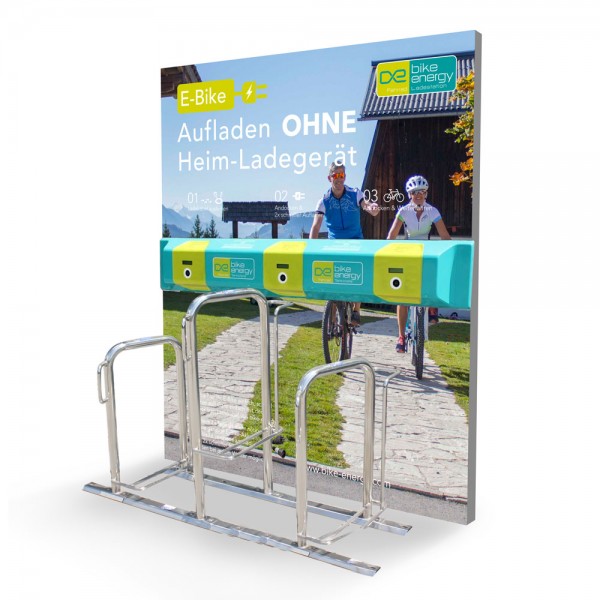 Rückwandplatte für E-Bike Ladestation LINE Wandmontage | RWL1