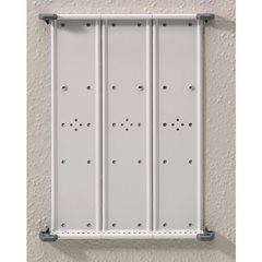 Klarsichttafel-Wandhalter, für DIN A4, lichtgrau, ab 3 Stk.