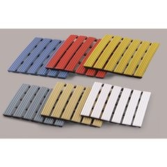 PVC-Profilmatte, pro lfd. m, Lauffläche aus Hart-PVC, rutschsicher, Breite 800 mm, beige.