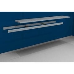 Zusatzfachebene inkl. Traversen und Stahlboden, Breite 2500 mm, Tiefe 500 mm.