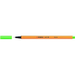 Fineliner point 88®, mit Kappe, 0,4 mm, Schreibf.: hellgrün