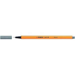 Fineliner point 88®, mit Kappe, 0,4 mm, Schreibf.: dunkelgrau