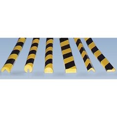 Knuffi® Eckenschutz, Typ AA, 1-m-Stück, schwarz / gelb.