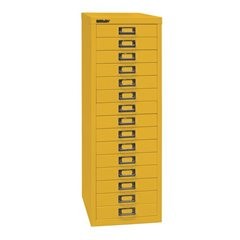 MultiDrawer™ 39er Serie, DIN A4, 15 Schubladen, gelb.