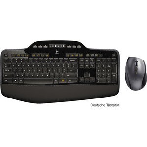 Tastatur-/Mausset Wireless Desktop MK710, QWERTZ, 2,4GHz, schwarz