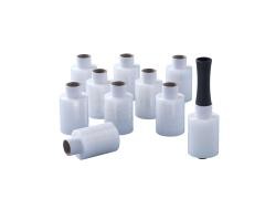 Mini-Stretchfolien-Set, 1 Abroller, 10 Rollen Folie, ab 4 VE.