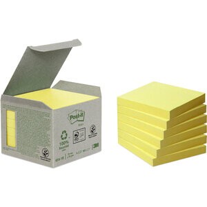 Haftnotiz RC, 76 x 76 mm, gelb, 100 Blatt