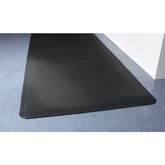 Schweißarbeitsplatzmatte DIAMOND TREAD, schwarz, pro. lfd. m, Breite 900 mm.