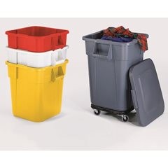 Mehrzweck-Behälter, quadratisch, Inhalt 151 l, LxBxH 590 x 590 x 730 mm, grau.