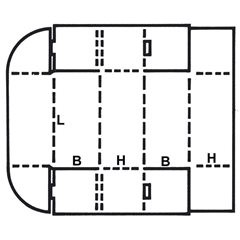 Klappdeckelschachteln mit Steckverschluss, FEFCO 0471, aus 1-welliger Pappe, Inn
