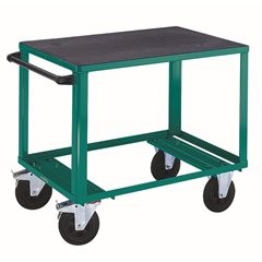 Montagewagen, 1 Ladefläche aus Kunststoff, Ladefläche 1050 x 700 mm, Gestell tür
