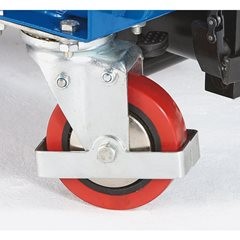 Hubplattformwagen Standard, Tragfähigkeit 250 kg, Plattform pulverbeschichtet.