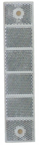 Leitpflock-Reflektor weiß.180x40mm. aus Kunststoff
