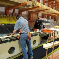 Arbeitsplatzmatte, Diamond Sof-Tred™, Breite 910 mm, pro lfd. m, schwarz/gelb.
